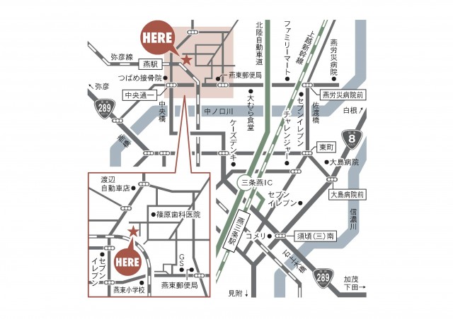 燕市10.21.22.23見学会　MAP